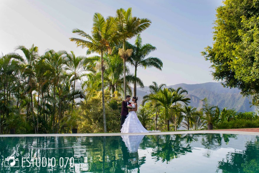 Sesión fotográfica de novios