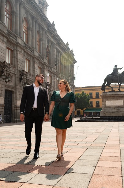 sesion de pareja en exteriores cdmx