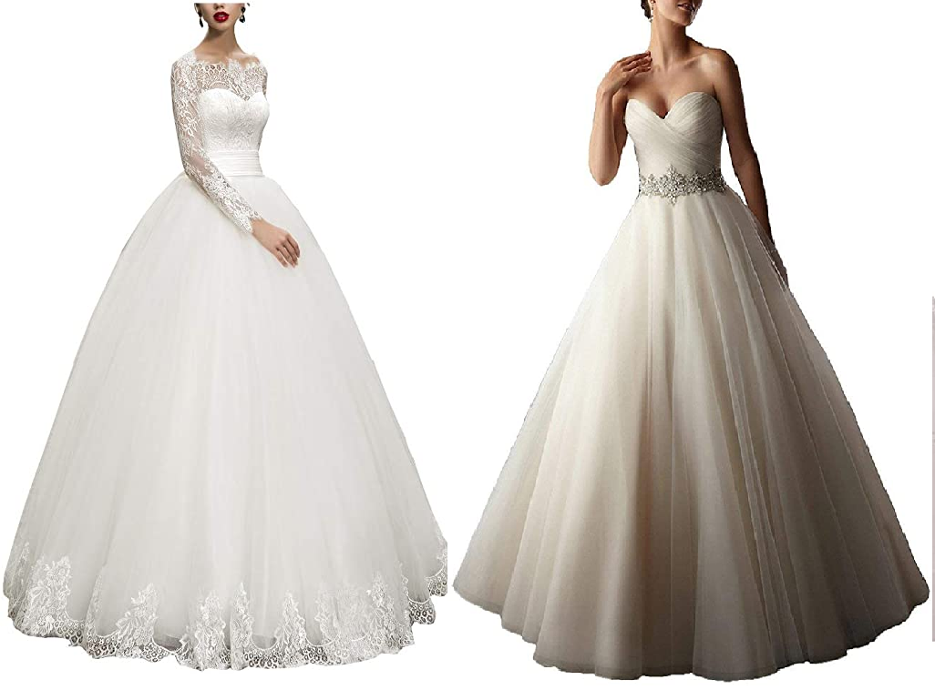 vestido de novia corte princesa