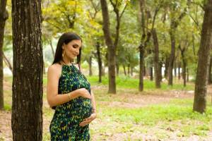 Sesión de embarazada en exteriores