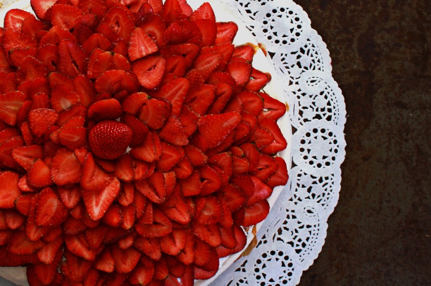 Foto gastronómica pastel