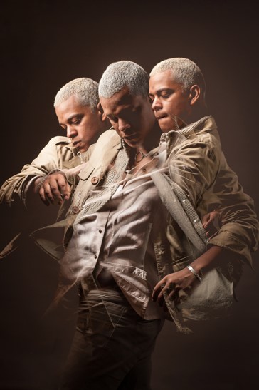 retrato de modelo en estudio profesional