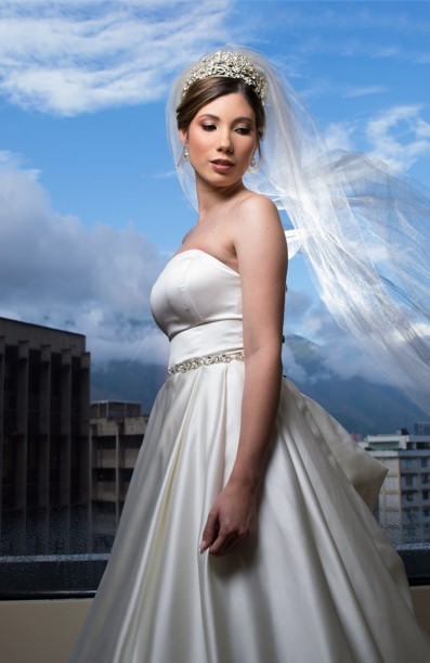 arreglo de la novia el día de su boda